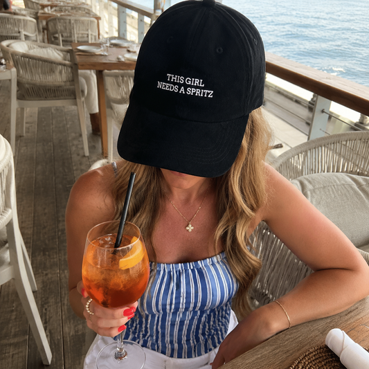 This Girl Needs A Spritz Embroidered Cap