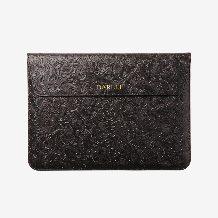 Bellmont Pouch — Onyx Black Floral