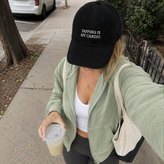 Yapping Is My Cardio Embroidered Cap