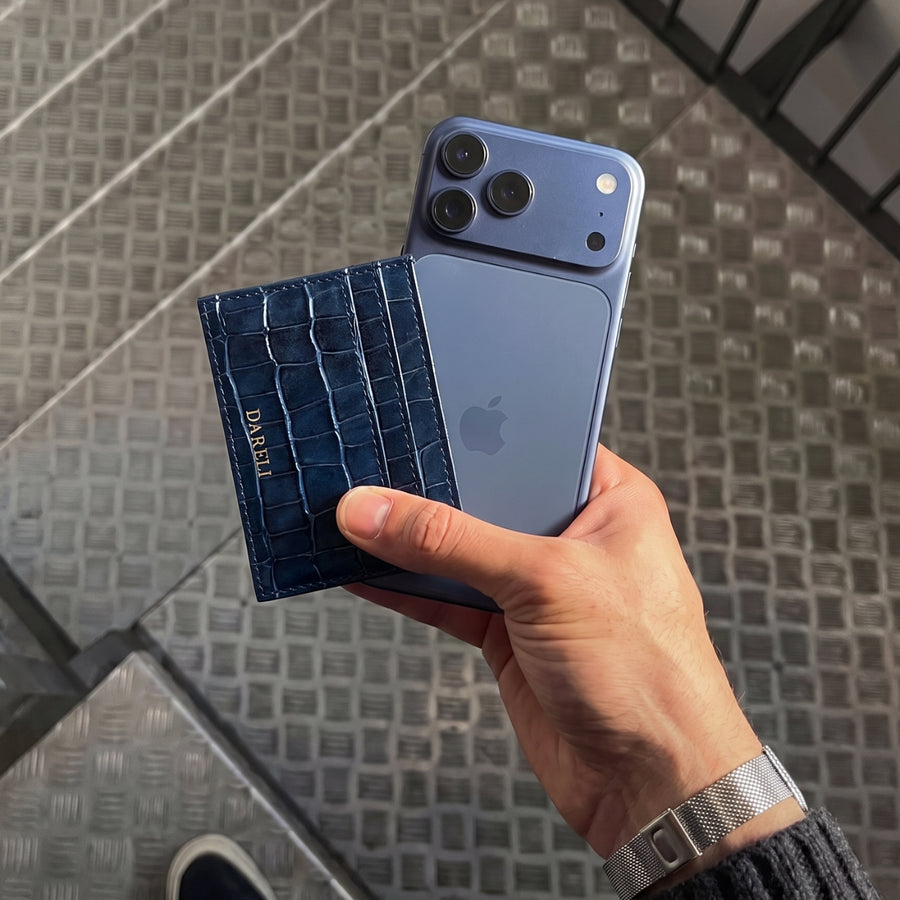 Bellmont Cardholder — Navy Blue