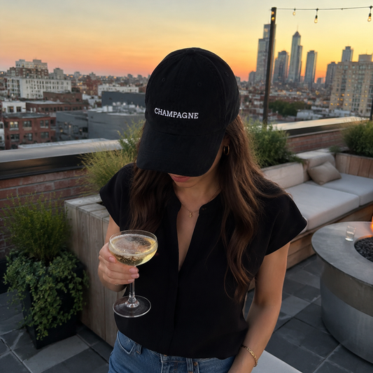 Champagne Embroidered Cap