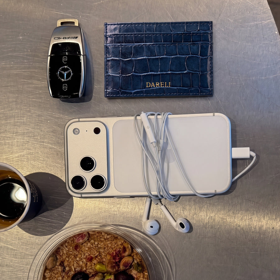 Bellmont Cardholder — Navy Blue