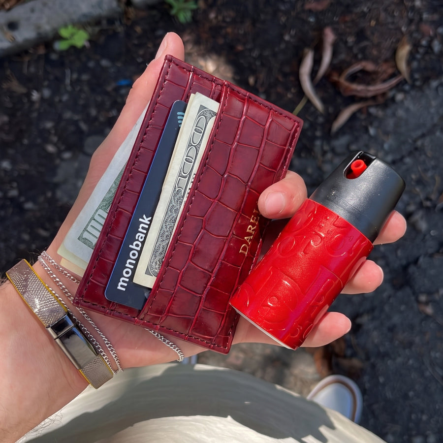 Bellmont Cardholder — Burgundy