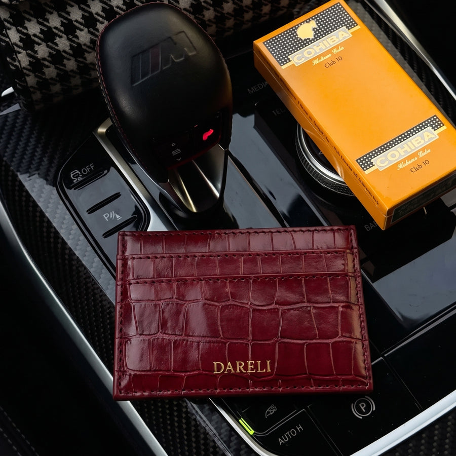 Bellmont Cardholder — Burgundy
