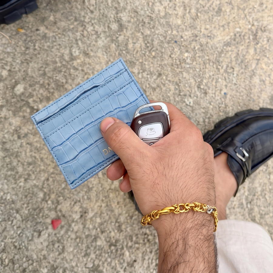 Bellmont Cardholder — Baby Blue