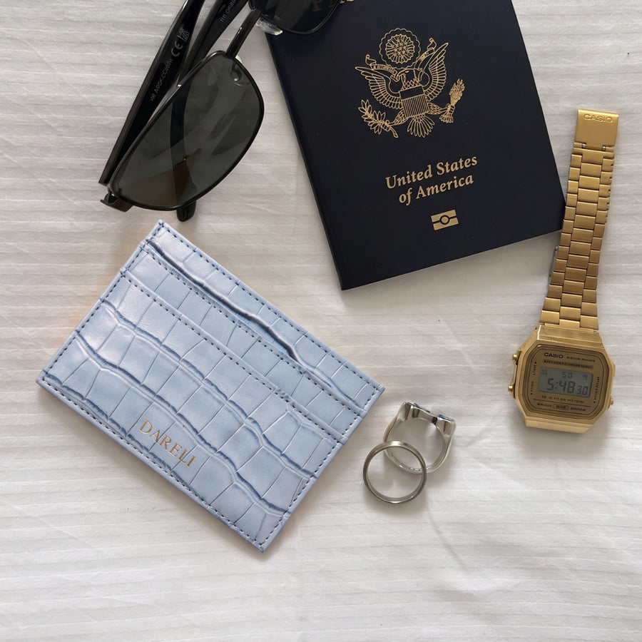 Bellmont Cardholder — Baby Blue