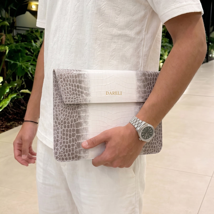 Bellmont Pouch — Ivory Taupe