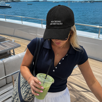 No Crying On The Yacht Embroidered Cap 1