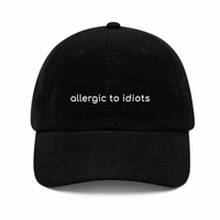 Allergic To Idiots Embroidered Cap 2