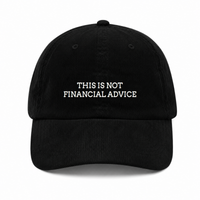 This Is Not Financial Advice Embroidered Cap 2